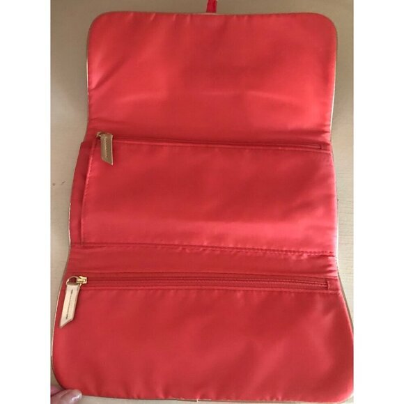 Lilly Pulitzer Coralina Print Cosmetic / Travel / Jewelry/ "On a Roll" Pouch Bag - Picture 7 of 10